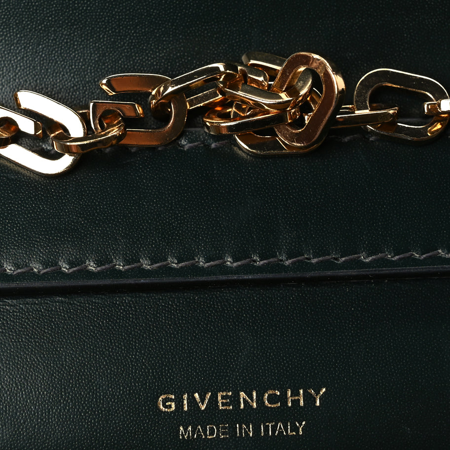 Givenchy Calfskin Small 4G Chain Shoulder Bag Green Image 5