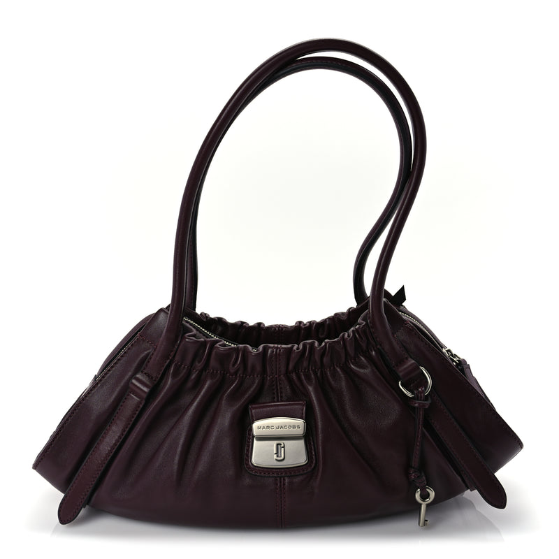  Marc Jacobs Calfskin Medium The Cristina Satchel Dark Red