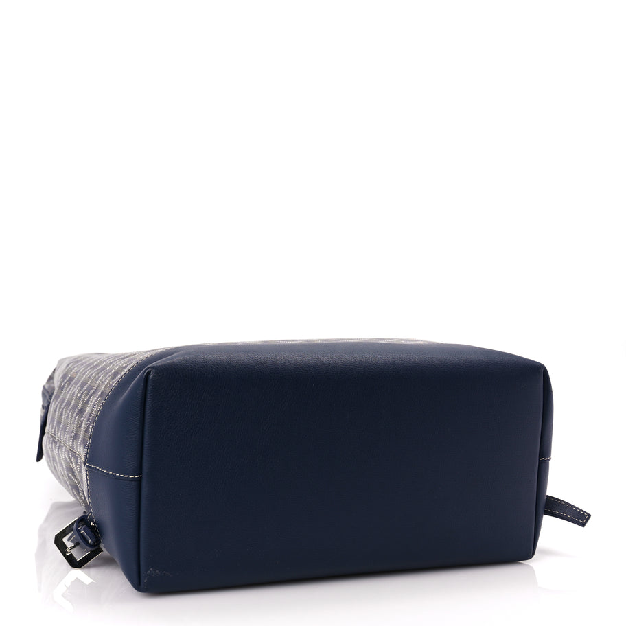 Goyard Goyardine Calfskin Cisalpin Backpack Navy Image 3