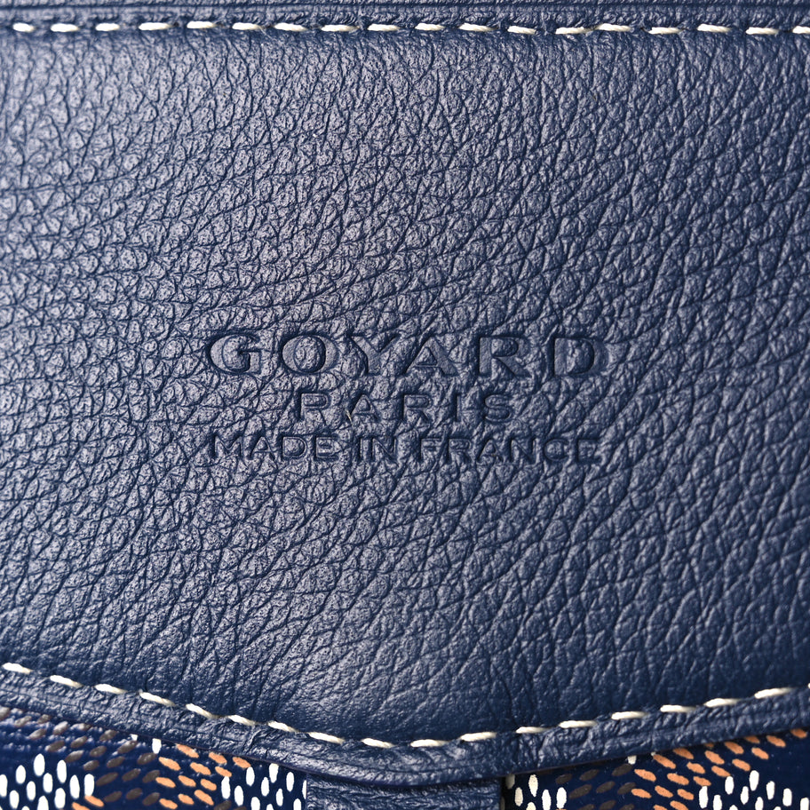 Goyard Goyardine Calfskin Cisalpin Backpack Navy Image 5