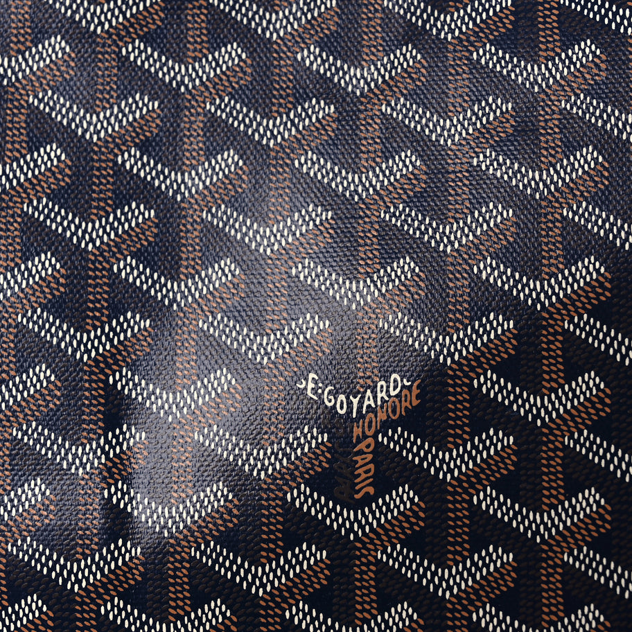 Goyard Goyardine Calfskin Cisalpin Backpack Navy Image 6