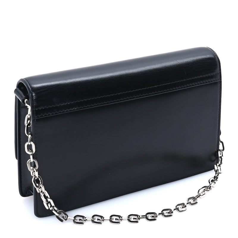  Givenchy Calfskin Small 4G Chain Shoulder Bag  Black