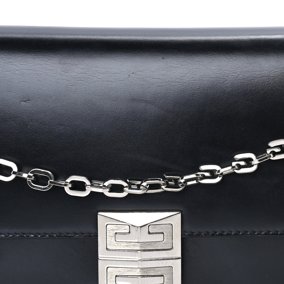 Givenchy Calfskin Small 4G Chain Shoulder Bag  Black Image 5