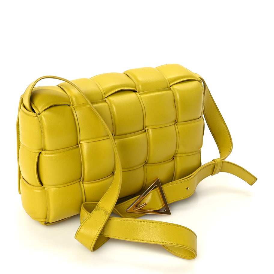 Bottega Veneta Nappa Maxi Intreccio Padded Cassette Crossbody Bag  Buttercup Image 2
