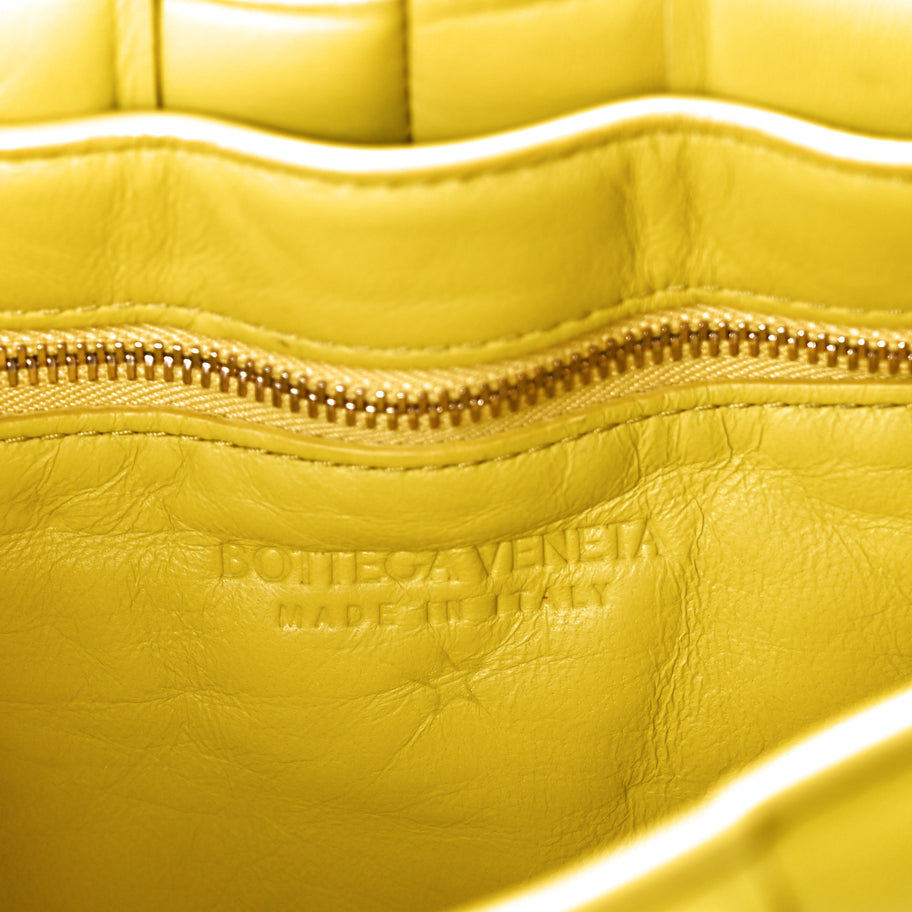 Bottega Veneta Nappa Maxi Intreccio Padded Cassette Crossbody Bag  Buttercup Image 5