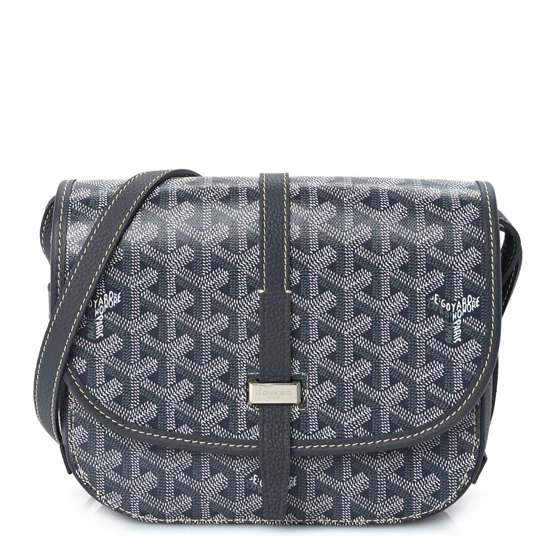  Goyard Goyardine Belvedere II PM Messenger Bag  Grey