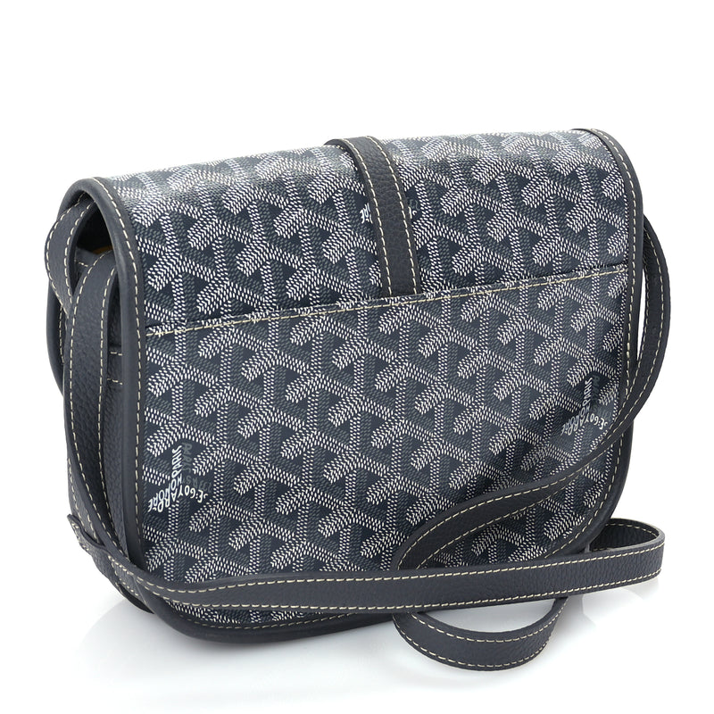  Goyard Goyardine Belvedere II PM Messenger Bag  Grey