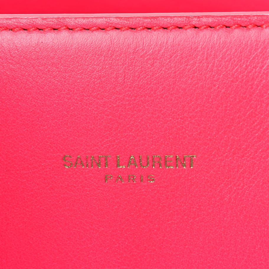 Saint Laurent Calfskin Nano Sac De Jour Lipstick Fuchsia Image 5