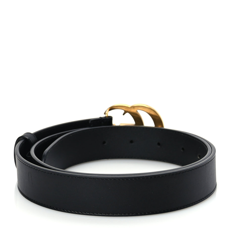 Gucci Calfskin Double G 30mm Belt 90 36 Black Image 2