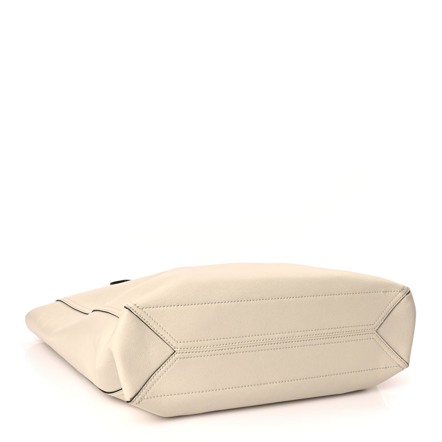 Gucci New Sakai Calfskin Lux Medium Dahlia Tote  Mystic White Image 4