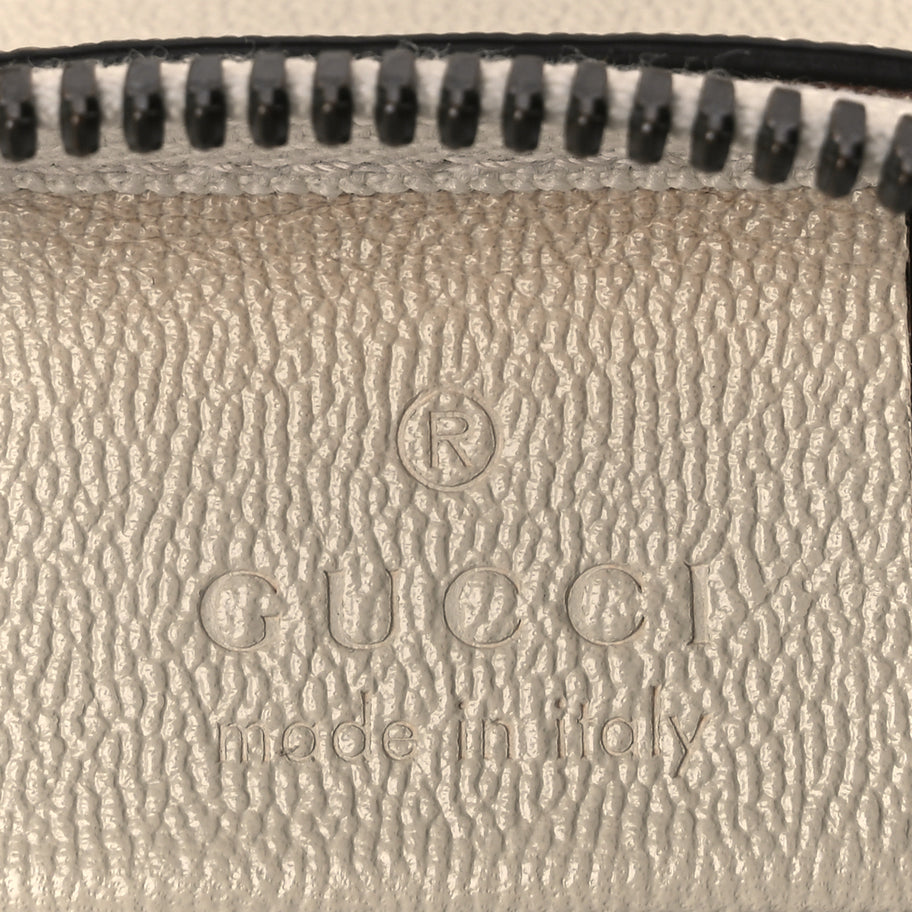 Gucci New Sakai Calfskin Lux Medium Dahlia Tote  Mystic White Image 6