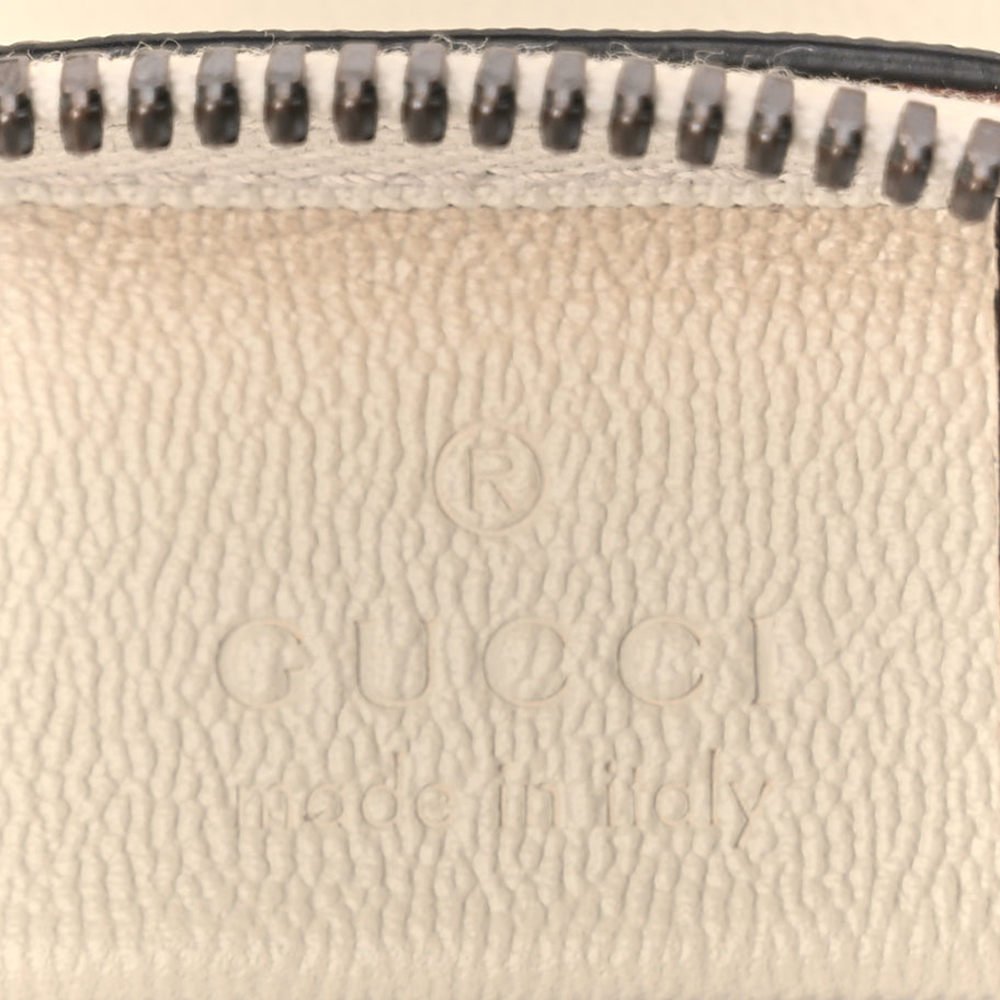 Gucci New Sakai Calfskin Lux Medium Dahlia Tote  Mystic White Image 7
