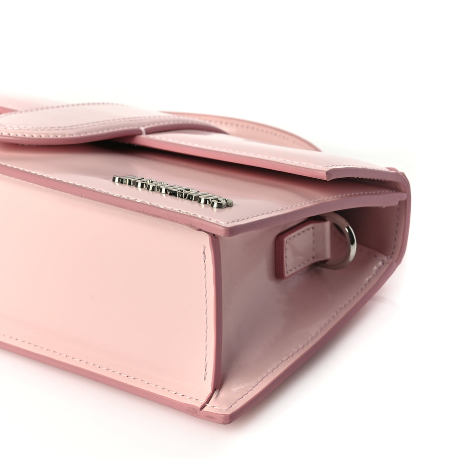 Jacquemus Glazed Calfskin Le Grand Bambino Pink Image 8
