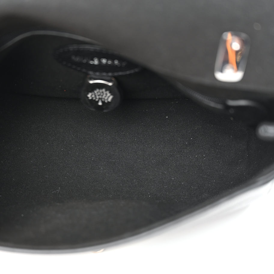 Mulberry Glossy Goatskin Small Lily Flap Black Image 4