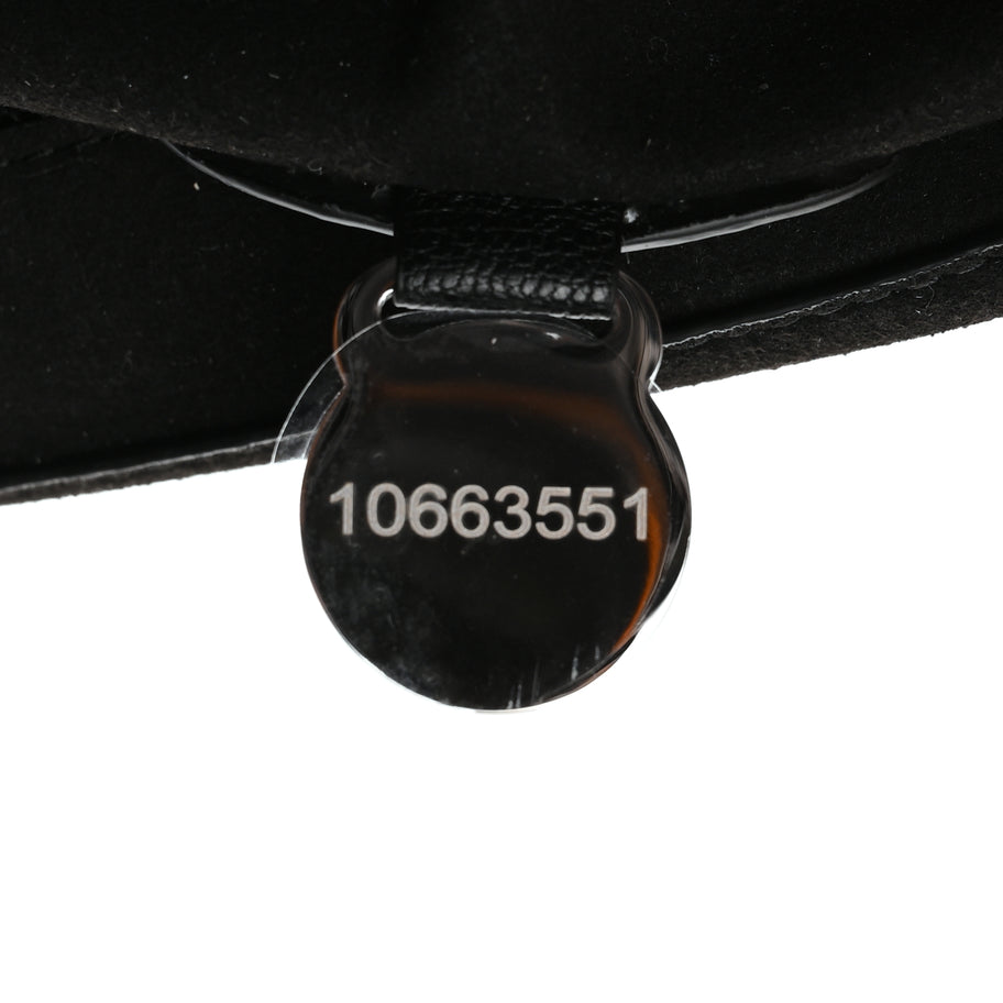 Mulberry Glossy Goatskin Small Lily Flap Black Image 6