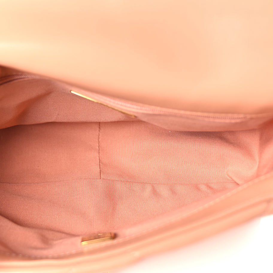 Chanel Lambskin Quilted Medium Chanel 19 Flap Beige Image 4