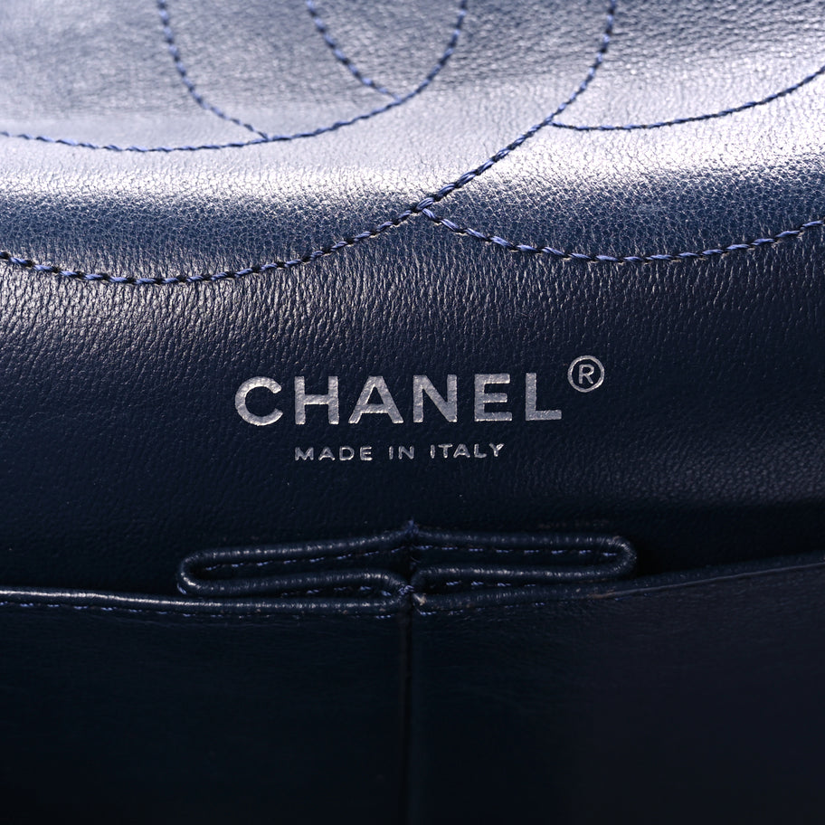 Chanel Lambskin Quilted 2.55 Reissue 226 Flap Blue Image 6