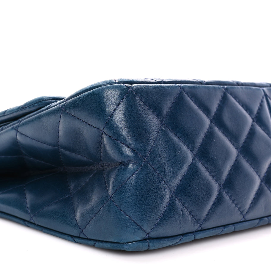 Chanel Lambskin Quilted 2.55 Reissue 226 Flap Blue Image 7