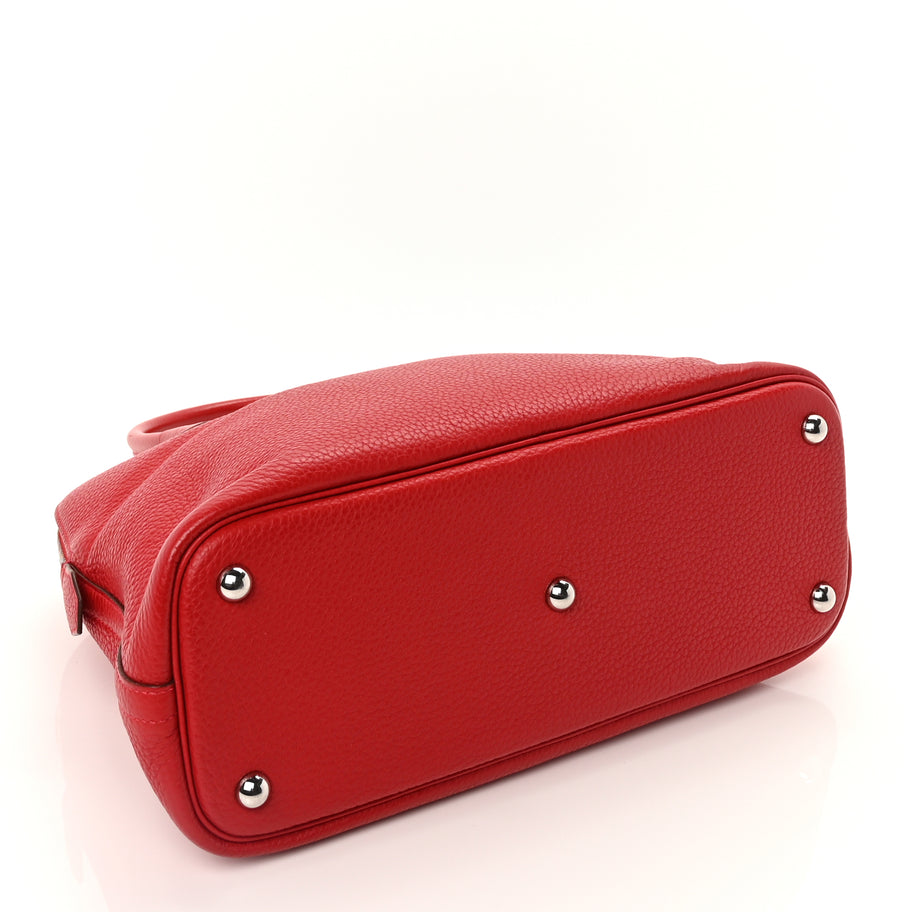 Hermes Taurillon Clemence Bolide 31 Rouge Casaque Image 3