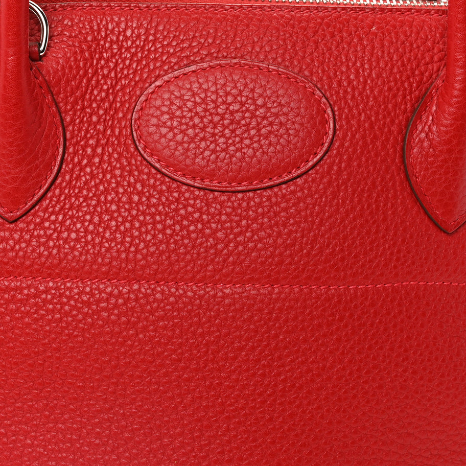 Hermes Taurillon Clemence Bolide 31 Rouge Casaque Image 6