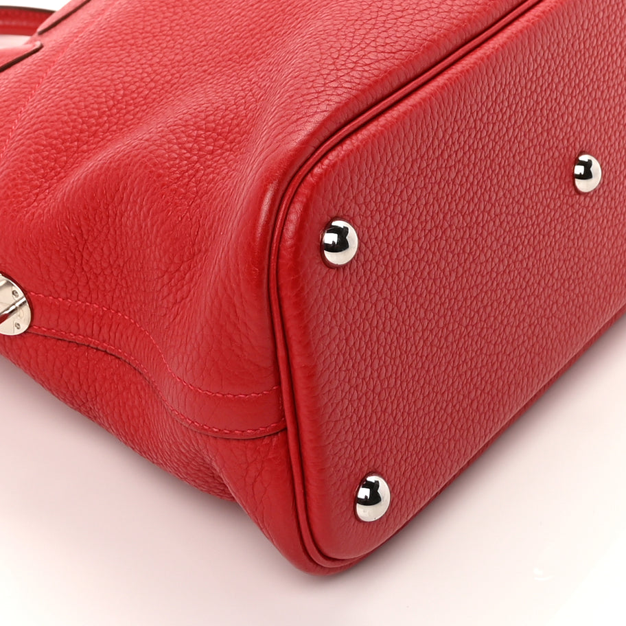 Hermes Taurillon Clemence Bolide 31 Rouge Casaque Image 7