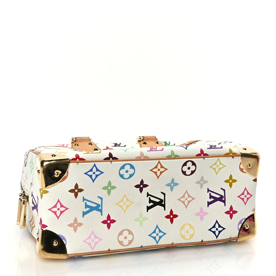 Louis Vuitton Monogram Multicolor Trouville White Image 3