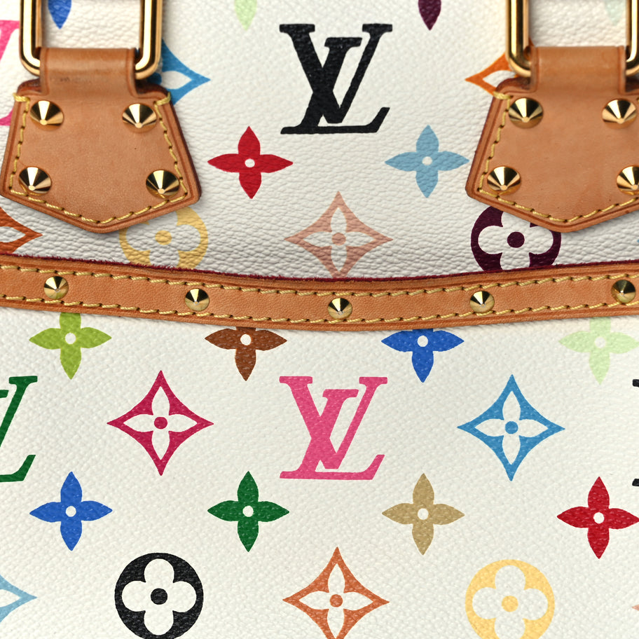Louis Vuitton Monogram Multicolor Trouville White Image 6