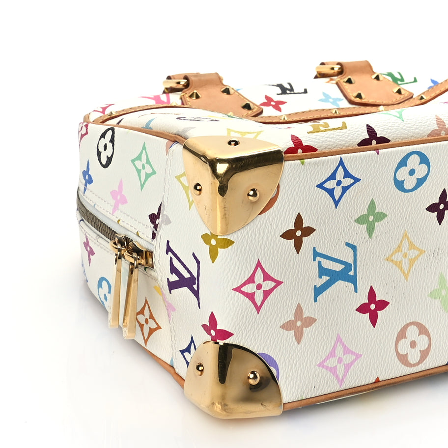 Louis Vuitton Monogram Multicolor Trouville White Image 7