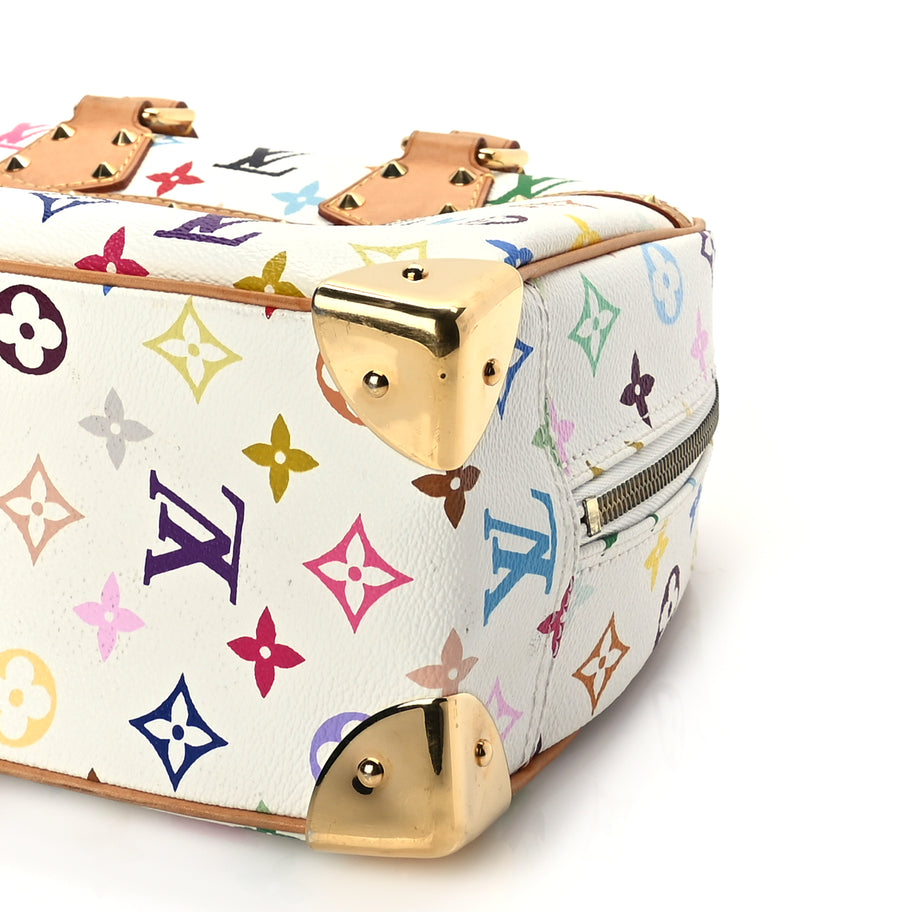Louis Vuitton Monogram Multicolor Trouville White Image 8