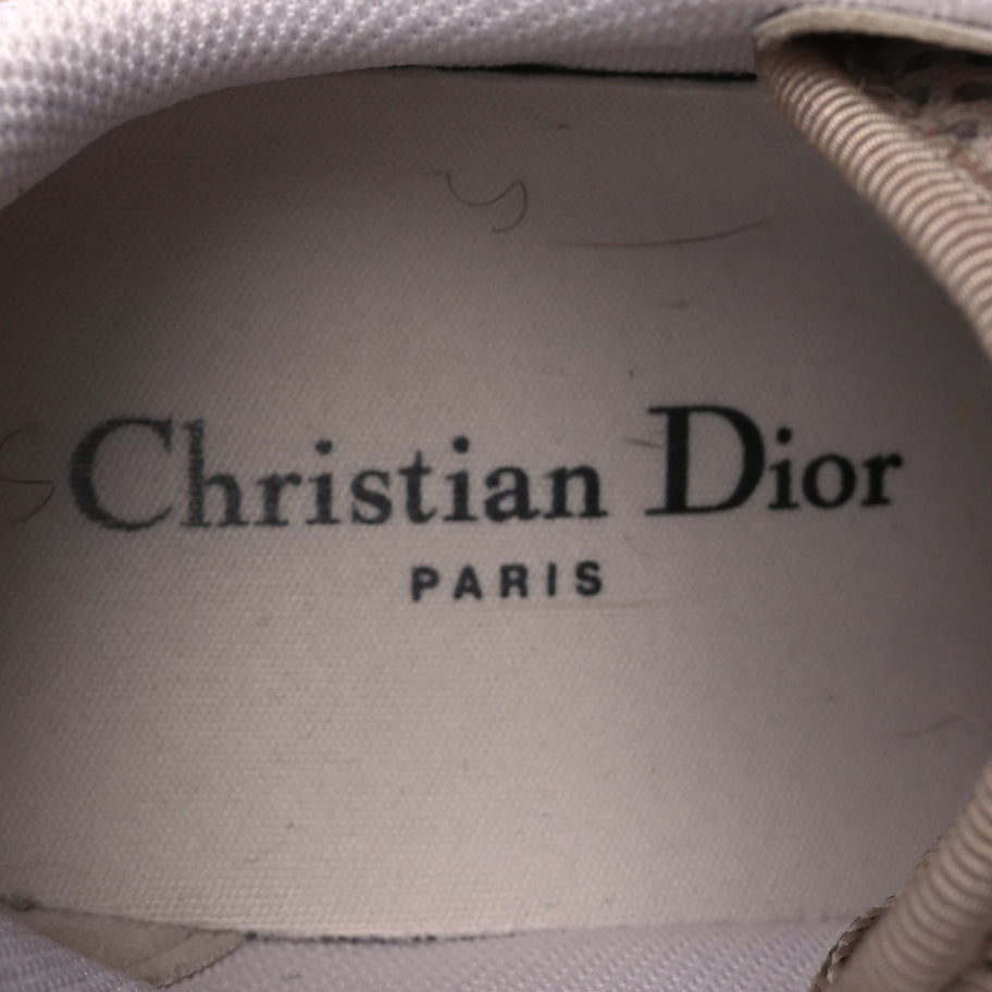 Christian Dior Suede Mesh Dior Chrono Sneakers 38.5 Beige Image 8
