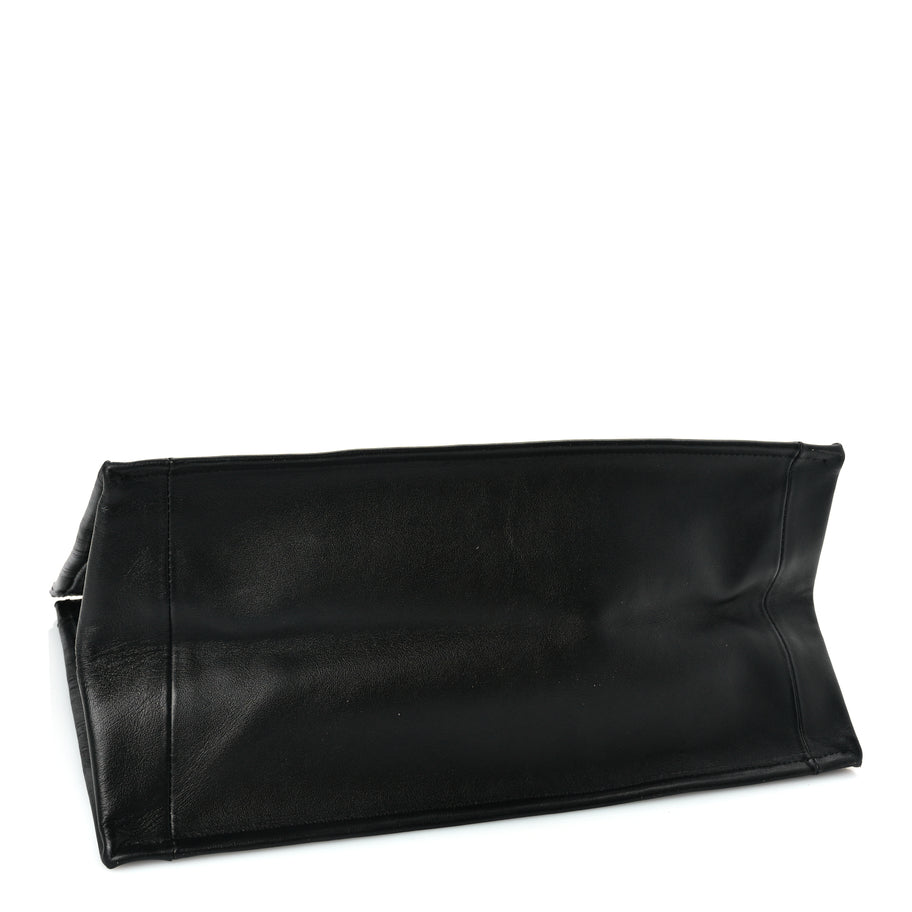 Christian Dior Calfskin Embossed Medium Book Tote Black Image 3