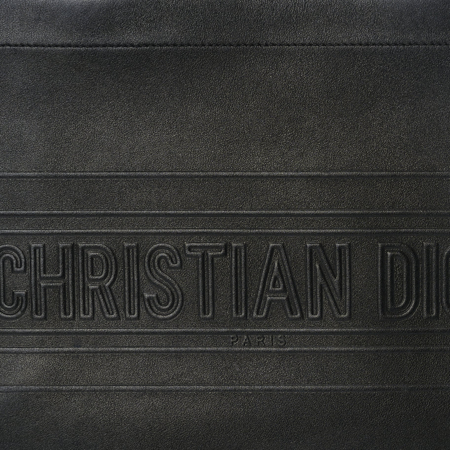 Christian Dior Calfskin Embossed Medium Book Tote Black Image 6