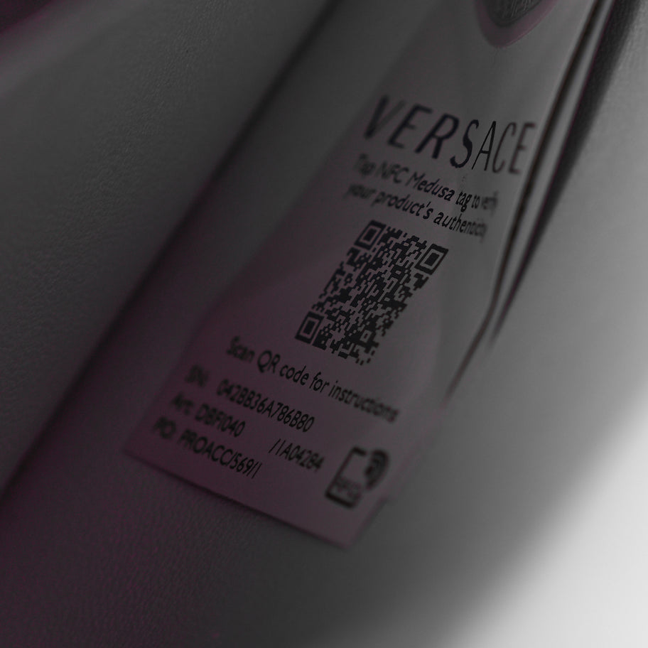 Versace Calfskin Whipstitch La Medusa Top Handle Handbag English Rose English Rose Image 6