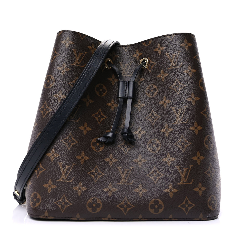 Louis Vuitton Monogram Neonoe MM  Black Image 1