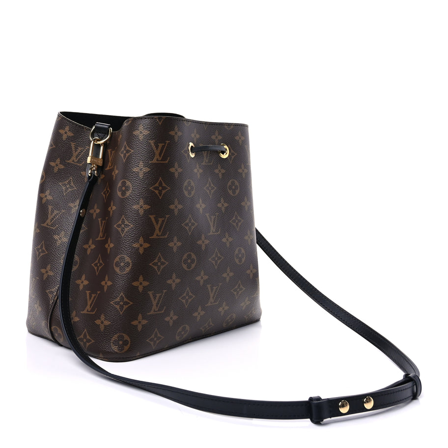 Louis Vuitton Monogram Neonoe MM  Black Image 2