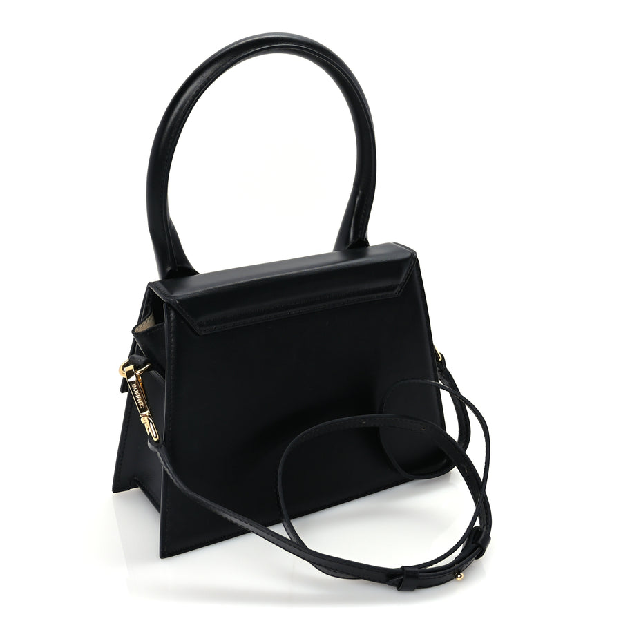 Jacquemus Smooth Calfskin Le Grand Chiquito  Black Image 2