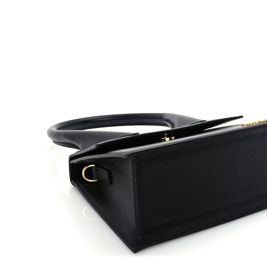 Jacquemus Smooth Calfskin Le Grand Chiquito  Black Image 7