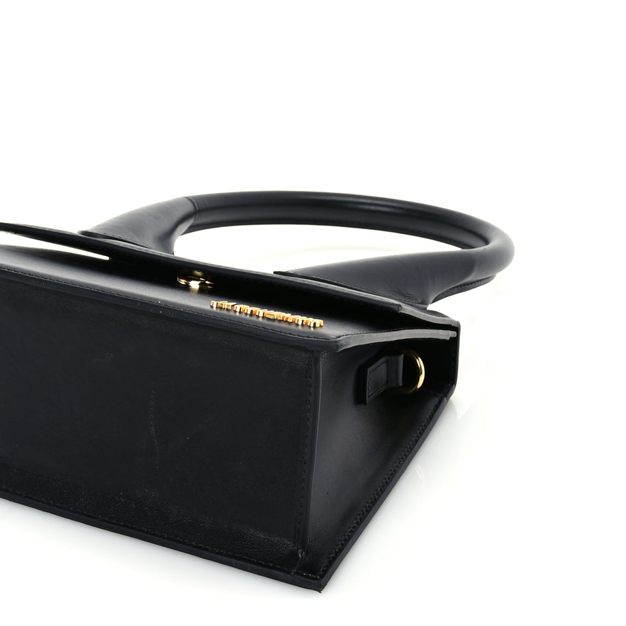 Jacquemus Smooth Calfskin Le Grand Chiquito  Black Image 8