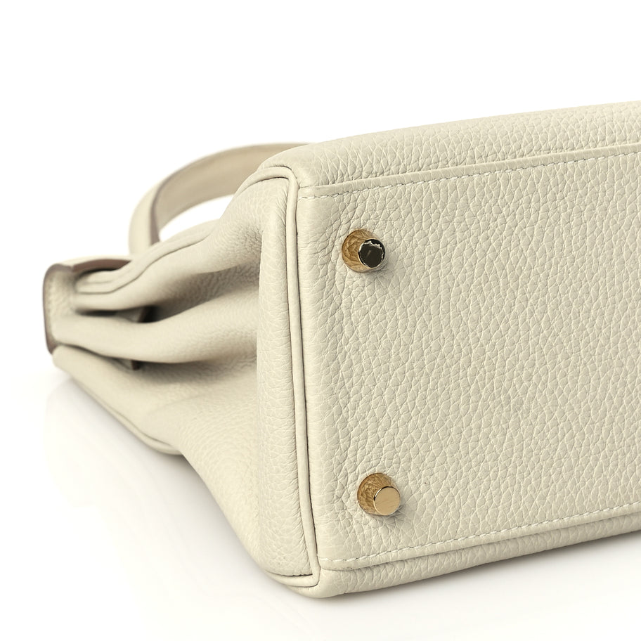 Hermes Togo Kelly Retourne 28 Beton Image 8