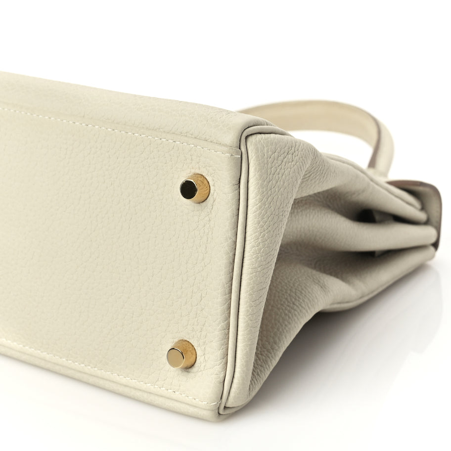 Hermes Togo Kelly Retourne 28 Beton Image 9