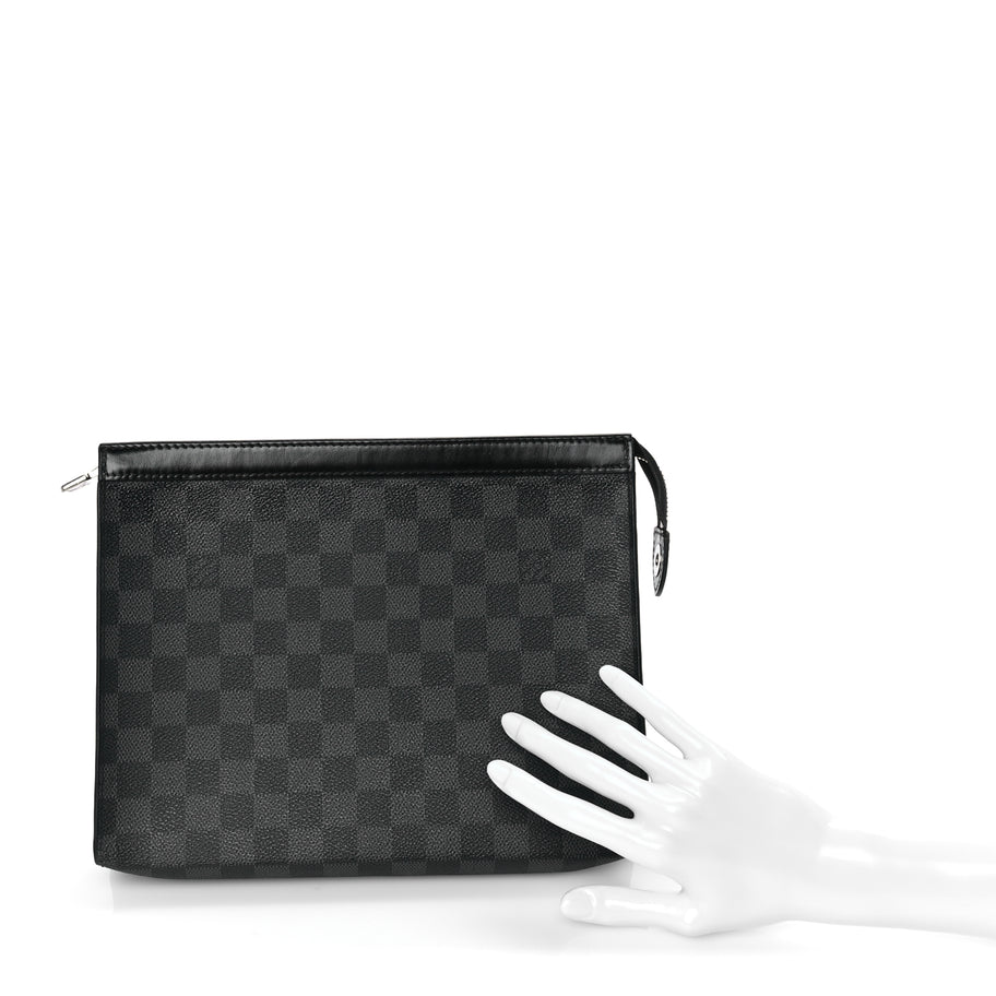 Louis Vuitton Damier Graphite Pochette Voyage MM Grey Image 2
