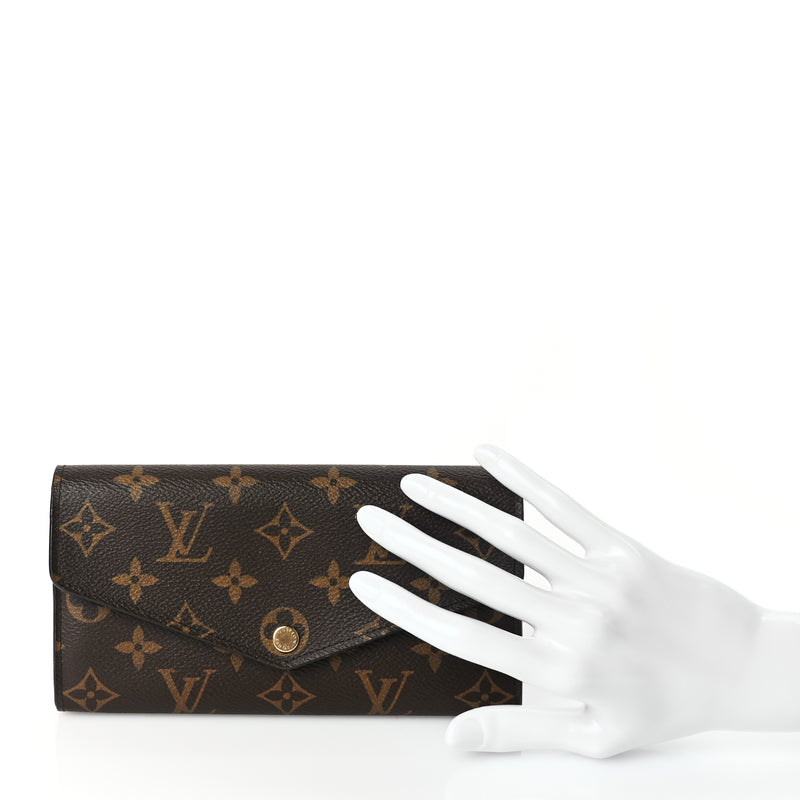  Louis Vuitton Monogram Sarah Wallet NM Rose Ballerine