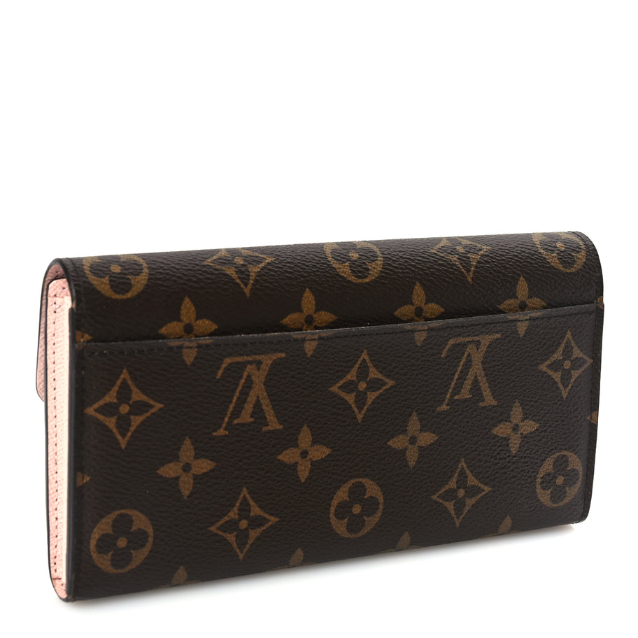 Louis Vuitton Monogram Sarah Wallet NM Rose Ballerine Image 3