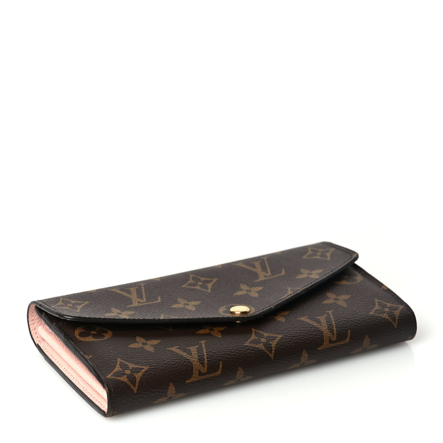 Louis Vuitton Monogram Sarah Wallet NM Rose Ballerine Image 4