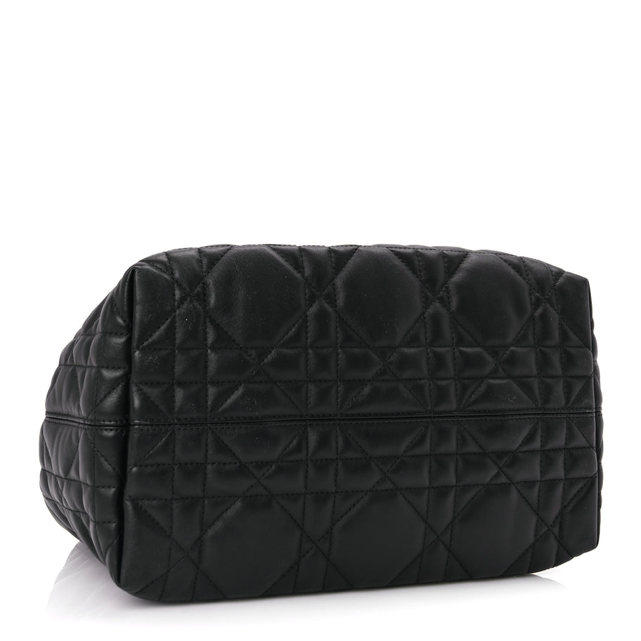 Christian Dior Calfskin Macrocannage Medium Toujours Black Image 4