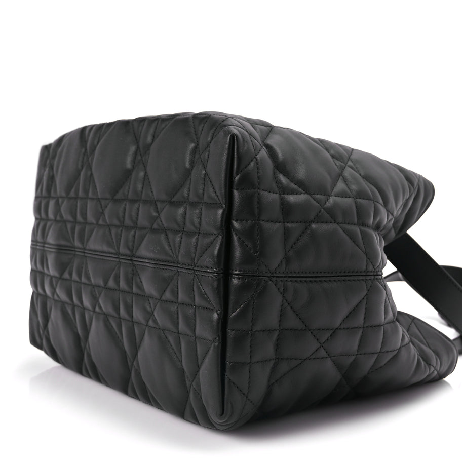 Christian Dior Calfskin Macrocannage Medium Toujours Black Image 9