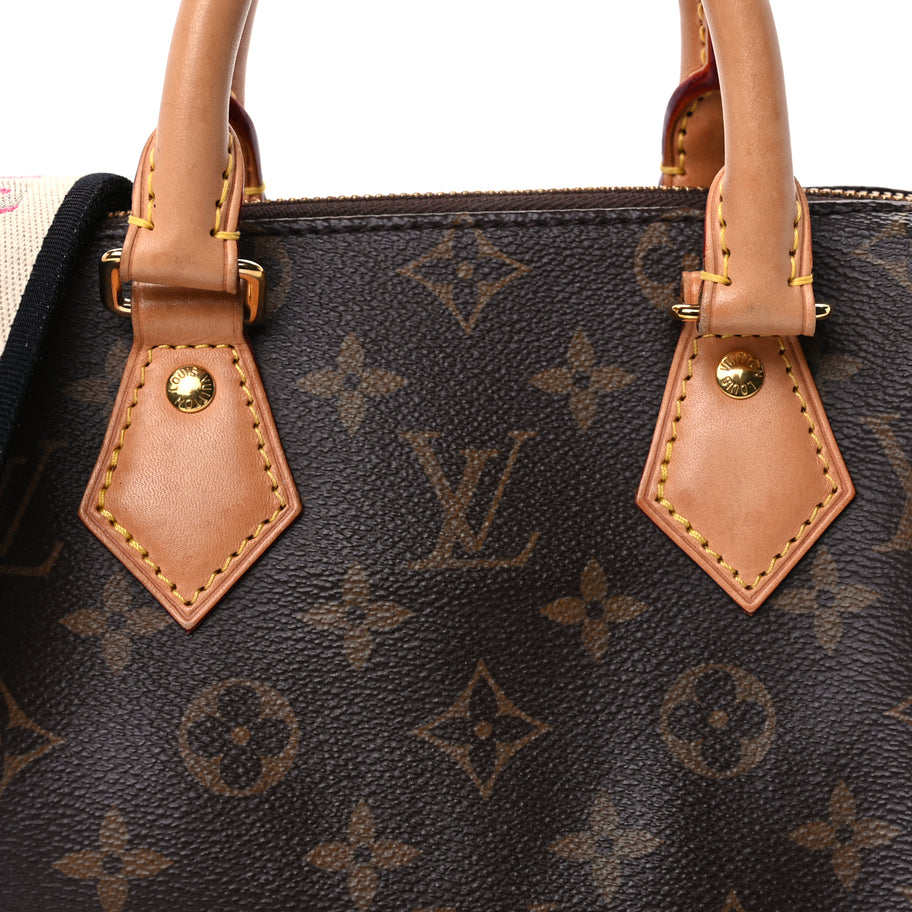 Louis Vuitton Monogram Speedy Bandouliere 20  Black Image 6