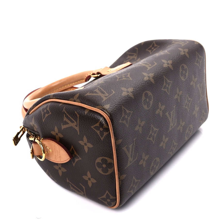 Louis Vuitton Monogram Speedy Bandouliere 20  Black Image 7