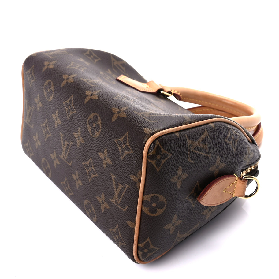 Louis Vuitton Monogram Speedy Bandouliere 20  Black Image 8