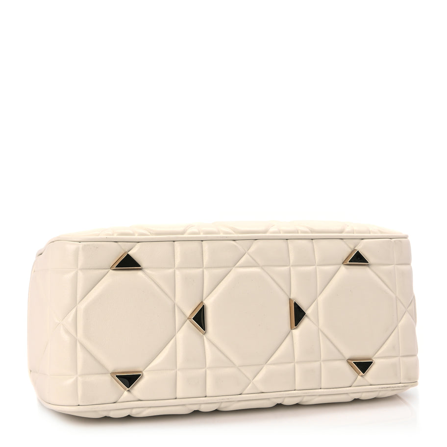 Christian Dior Calfskin Cannage Medium The Lady 95.22  White Image 3